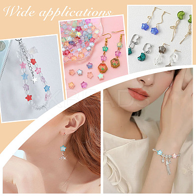 160Pcs 16 Styles Transparent Glass & Acrylic Beads DIY-AR0004-54-1