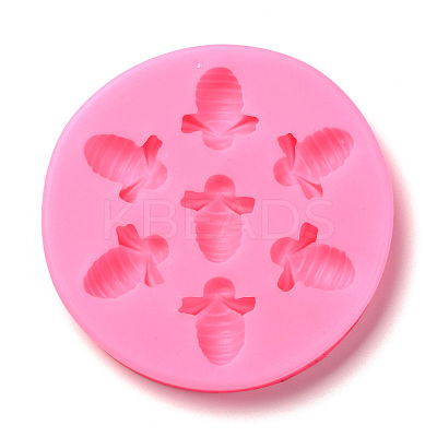 DIY Bee Patterns Food Grade Silicone Fondant Molds DIY-F072-27-1