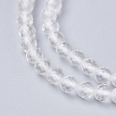 Natural Quartz Crystal Beads Strands LS-G-D166-A-3mm-1