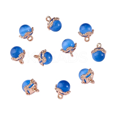 10Pcs Gemstone Charm Pendant Crystal Quartz Healing Natural Stone Pendants Buckle for Jewelry Necklace Earring Making Cra JX599G-1