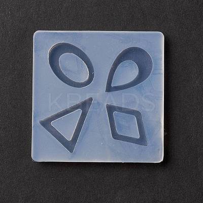 DIY Oval & Teardrop & Rhombus & Triangle Linking Ring Silicone Molds SIMO-B001-06-1