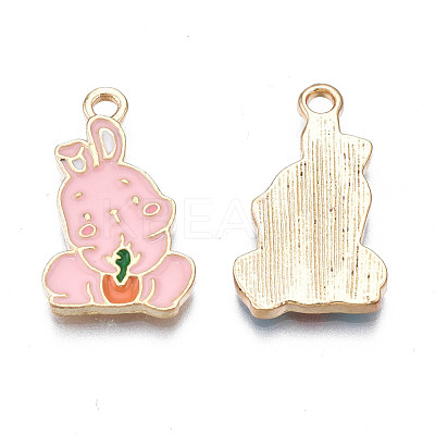 Alloy Enamel Pendants PALLOY-N170-031B-NR-1
