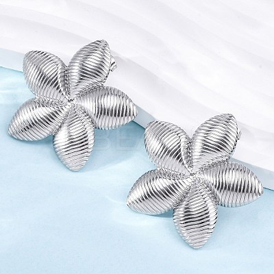 304 Stainless Steel Stud Earrings for Women LS-EJEW-K306-19P-1
