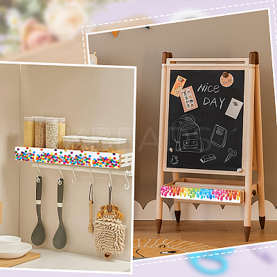 2Pcs 2 Colors Wavy Edge Sticker Classroom Decorations AJEW-NB0006-59-1