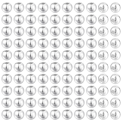 100Pcs 925 Sterling Silver Beads STER-PH0003-61B-1