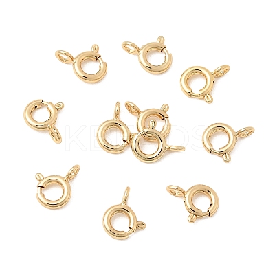 SHEGRACE Brass Spring Ring Clasps XGR0017G-46G-1