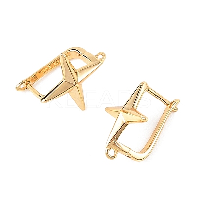 SHEGRACE Brass Hoop Earring Findings XGRQ79307-948G-1