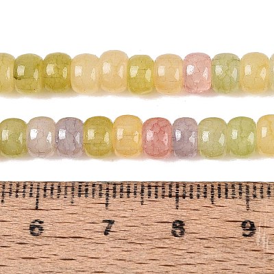Ombre Effect Dyed Glass Beads Strands GLAA-Q106-05A-A04-1
