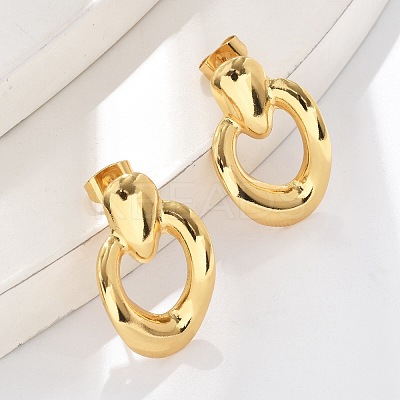 304 Stainless Steel Stud Earrings for Women EJEW-U047-04G-1