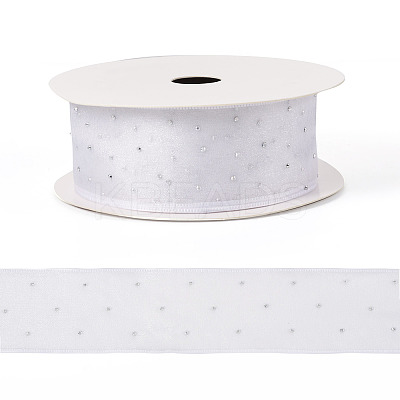 9M Polyester Rhinestone Ribbon OCOR-TAC0015-19A-1