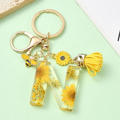 Resin & Alloy Enamel Keychain KEYC-YW00134-14-1