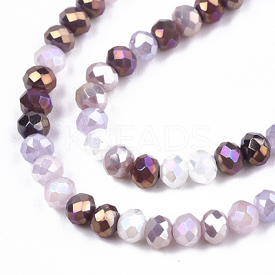 Opaque Glass Beads Strands GLAA-T006-12B-1