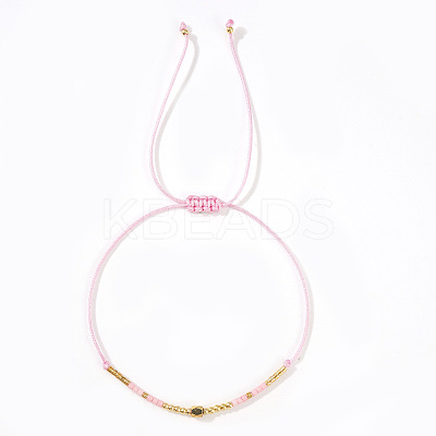 Glass Seed Bead Braided Bracelets for Women AW0420-5-1