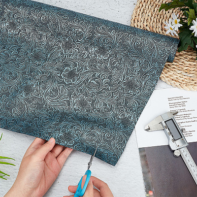 Phoenix Pattern PVC Leather Fabric FIND-WH0152-129-1