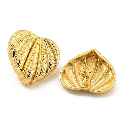 Rack Plating Brass Stud Earrings EJEW-M247-26A-G-1