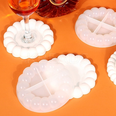DIY Flower Cup Mat Silicone Molds DIY-E055-34-1