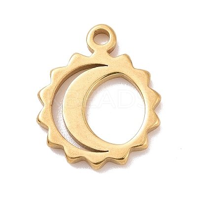 304 Stainless Steel Charms STAS-G287-08G-1