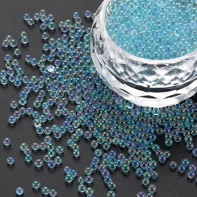 DIY Nail Art Decoration Mini Glass Beads MRMJ-N028-001A-B09-1