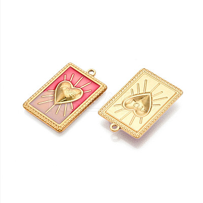 Ion Plating(IP) 304 Stainless Steel Pendants STAS-N107-05A-G-1