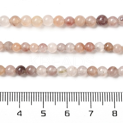 Natural Strawberry Quartz Beads Strands G-H298-A03-01-1