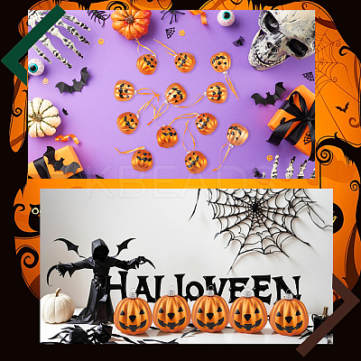 12Pcs Plastic Pendant Decorations for Halloween Themed Decorations KY-WH20007-01-1