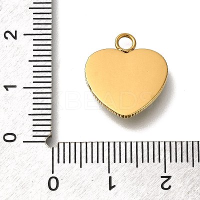 Ion Plating(IP) 304 Stainless Steel Enamel Pendants STAS-A104-07G-03-1