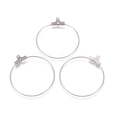 Tarnish Resistant 304 Stainless Steel Wire Pendants STAS-M274-020E-1