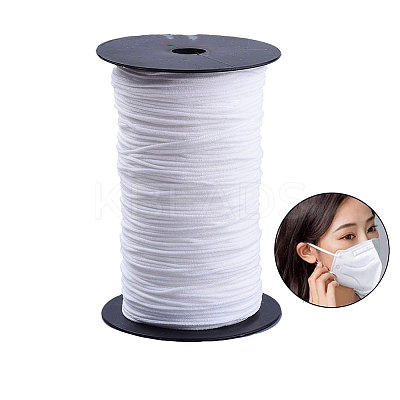 Flat Nylon Elastic Band for Mouth Cover Ear Loop OCOR-GF0001-01-1