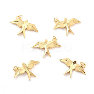 Rack Plating Brass Pendants KK-B052-05G-1