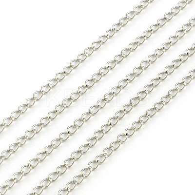 Tarnish Resistant 304 Stainless Steel Curb Chains CHS-R008-23-1