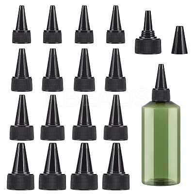 48Pcs 4 Style Plastic Twist Bottle Cap DIY-BC0006-52A-1