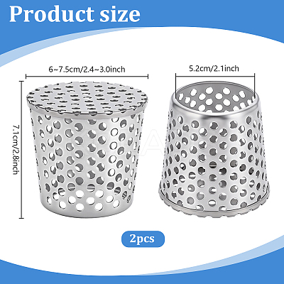 304 Stainless Steel Anti Rats Drain Outlet Filter STAS-WH0051-025B-P-1