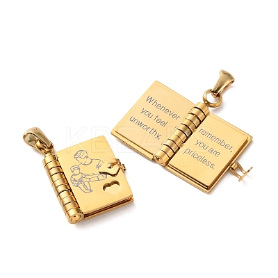 304 Stainless Steel Pendants SA-CBA694E-01G-07-1
