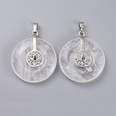 Natural & Synthetic Mixed Stone Pendants G-F640-B-1