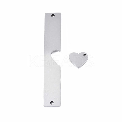 Non-Tarnish 201 Stainless Steel Pendants STAS-N095-085-1