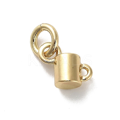 Golden Brass Charms KK-H493-01G-14-1