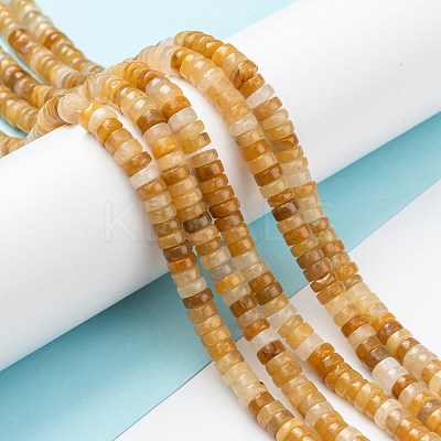Natural Topaz Jade Beads Strands G-C074-03-1