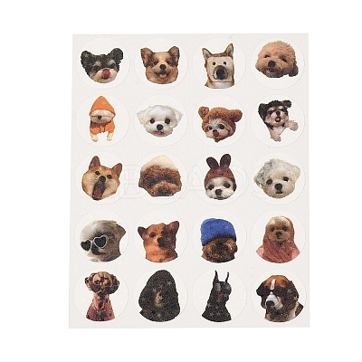 Dog Pattern Cartoon Stickers DIY-M070-04B-1