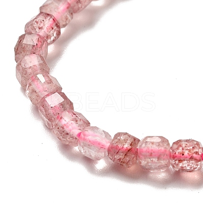 Natural Strawberry Quartz Beads Strands G-D470-08-1