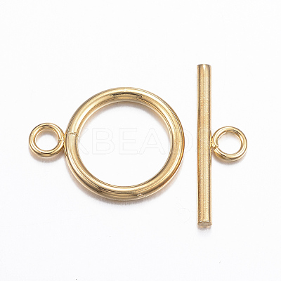 304 Stainless Steel Toggle Clasps STAS-H380-05G-1