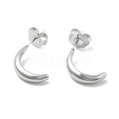 Non-Tarnish 304 Stainless Steel Stud Earing for Women Men STAS-P319-34P-1