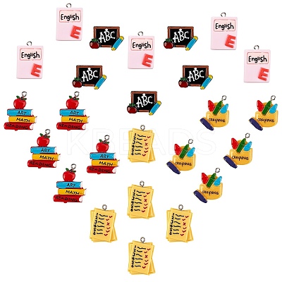 Resin Pendants RESI-SC0001-43-1