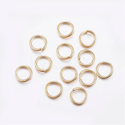 304 Stainless Steel Open Jump Rings STAS-L187-5x1mm-G-1