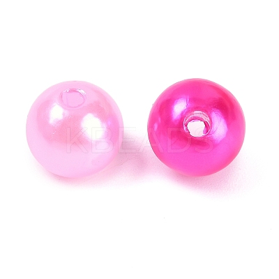 ABS Plastic Imitation Pearl Beads X-KY-G030-01I-1