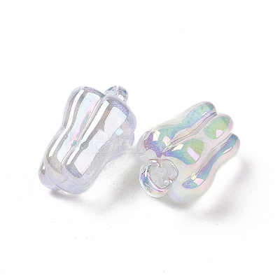 UV Plating Luminous Transparent Acrylic Pendants OACR-C001-07-1