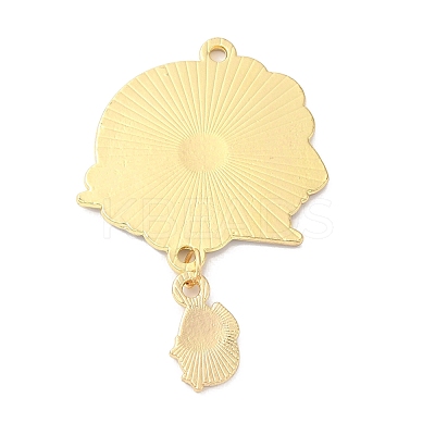 Alloy Enamel Big Pendants ENAM-D046-05G-1
