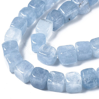 Dyed Natural White Jade Beads Strands G-S364-083A-03-1