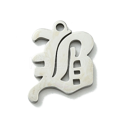 Non-Tarnish 201 Stainless Steel Pendants STAS-B055-01P-B-1