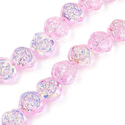 Electroplate Glass Beads Strands EGLA-K061-09A-AB04-1