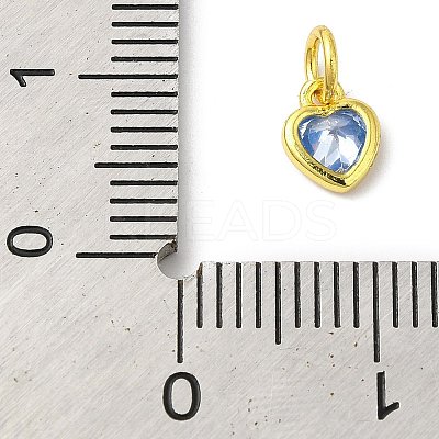 925 Sterling Silver Birthstone Charms STER-M0120-02F-G-1